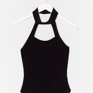 nasty gal halter neck bodysuit